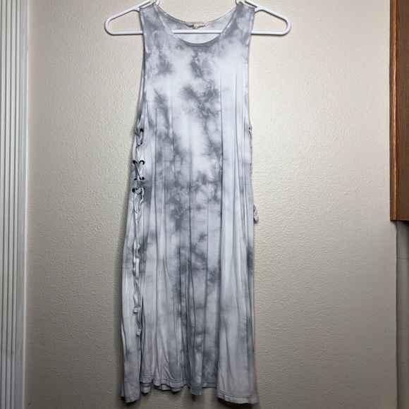 American eagle Gray and white tie-dye swing dress - Picture 7 of 7